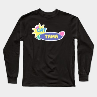 Cat Tama,Tama Super Station Master,Cat Sticker Long Sleeve T-Shirt